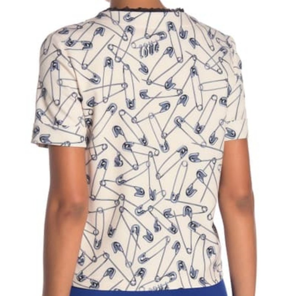 Love Moschino Safety Pin Crew Neck T-Shirt